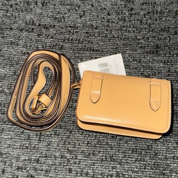 Coach 1941 Bandit Card Case Belt Bag in Brass/Tan Luxe Refined Calf Leather NWT - Picture 2 of 15
